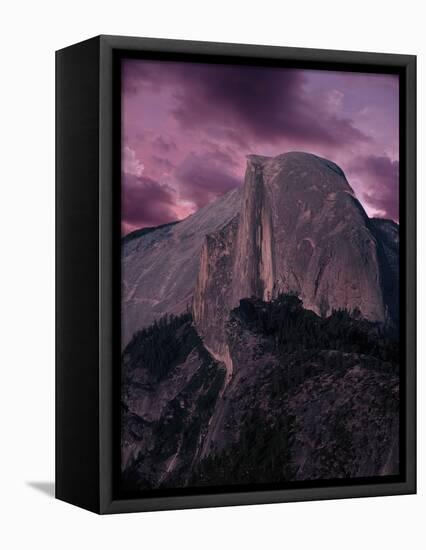 Purple Sky over Half Dome-Jim Zuckerman-Framed Premier Image Canvas