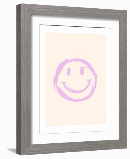 Purple Smiley-Rikke Løndager Boisen-Framed Photographic Print