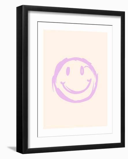 Purple Smiley-Rikke Løndager Boisen-Framed Photographic Print