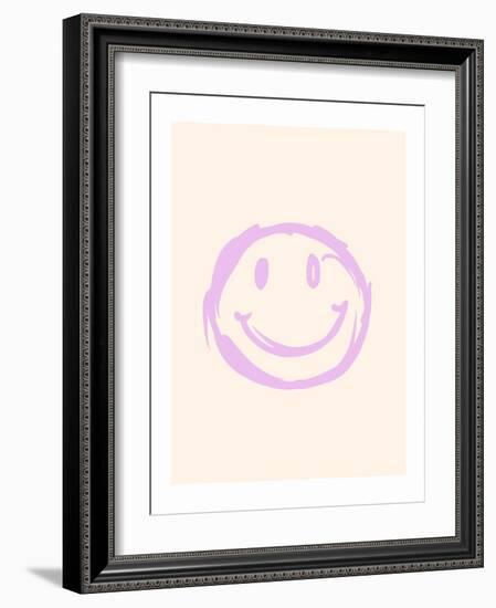 Purple Smiley-Rikke Løndager Boisen-Framed Photographic Print