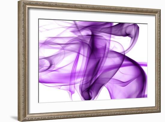 Purple Smoke-Nneirda-Framed Art Print