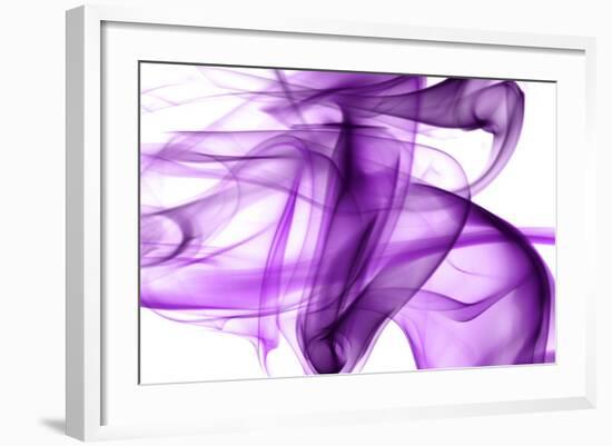 Purple Smoke-Nneirda-Framed Art Print