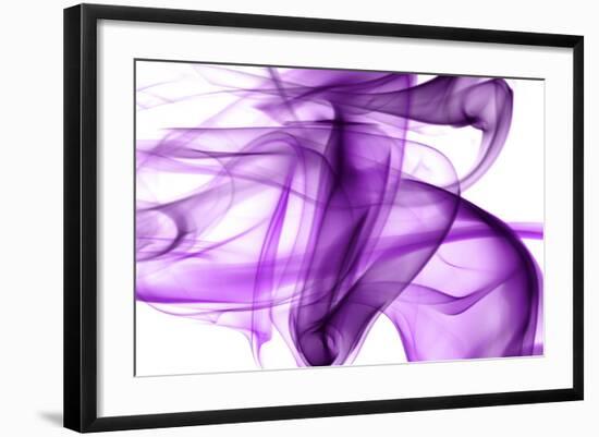 Purple Smoke-Nneirda-Framed Art Print