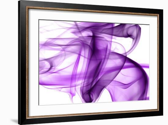 Purple Smoke-Nneirda-Framed Art Print