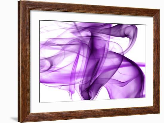 Purple Smoke-Nneirda-Framed Art Print