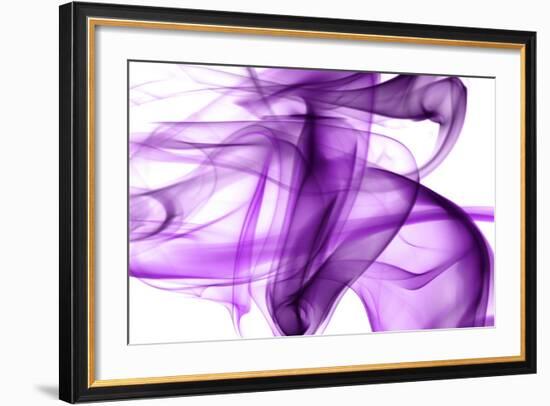 Purple Smoke-Nneirda-Framed Art Print