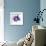 Purple Splash Flower-Elle Stewart-Framed Art Print displayed on a wall