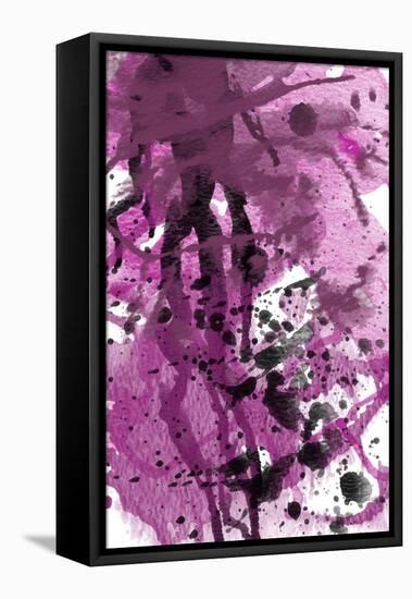 Purple Splatter-GI ArtLab-Framed Premier Image Canvas
