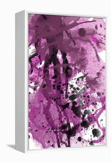 Purple Splatter-GI ArtLab-Framed Premier Image Canvas