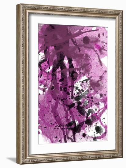 Purple Splatter-GI ArtLab-Framed Giclee Print