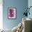 Purple Splatter-GI ArtLab-Framed Giclee Print displayed on a wall