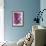 Purple Splatter-GI ArtLab-Framed Giclee Print displayed on a wall