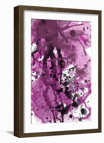 Purple Splatter-GI ArtLab-Framed Giclee Print