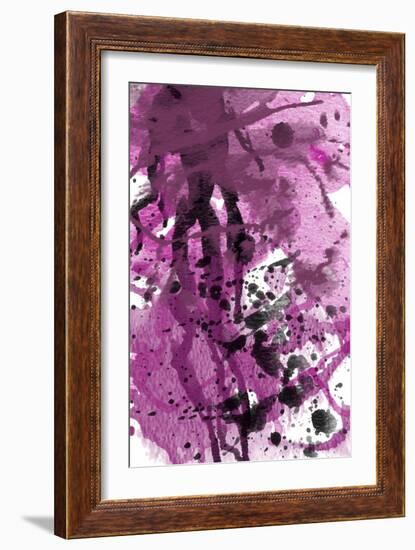 Purple Splatter-GI ArtLab-Framed Giclee Print