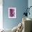 Purple Splatter-GI ArtLab-Framed Giclee Print displayed on a wall