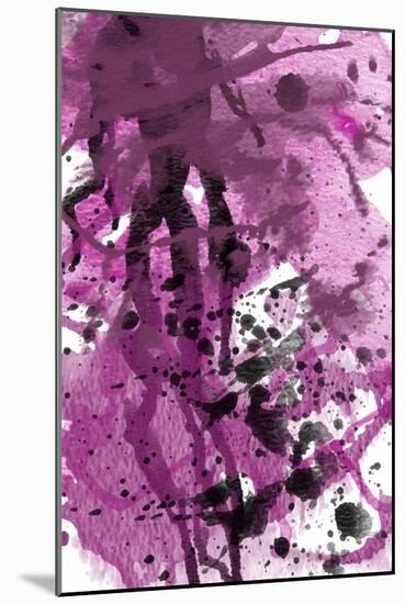 Purple Splatter-GI ArtLab-Mounted Giclee Print