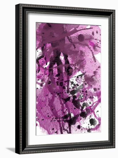 Purple Splatter-GI ArtLab-Framed Giclee Print