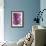 Purple Splatter-GI ArtLab-Framed Giclee Print displayed on a wall