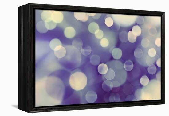 Purple Spotted Background-Saiva-Framed Premier Image Canvas