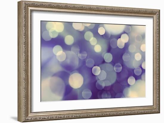 Purple Spotted Background-Saiva-Framed Photographic Print