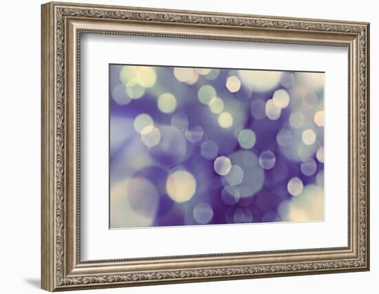 Purple Spotted Background-Saiva-Framed Photographic Print