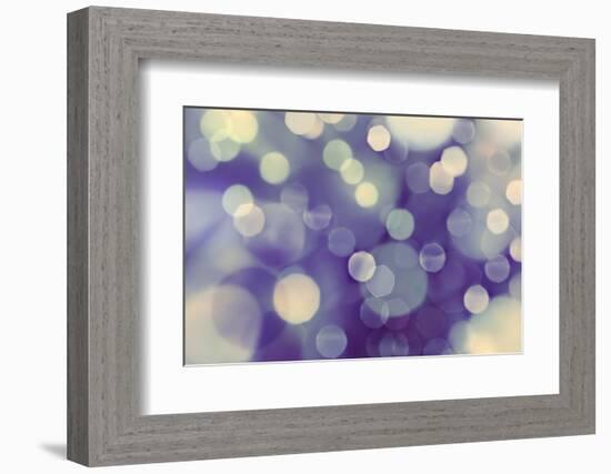 Purple Spotted Background-Saiva-Framed Photographic Print