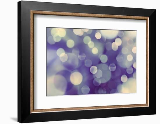 Purple Spotted Background-Saiva-Framed Photographic Print
