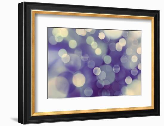 Purple Spotted Background-Saiva-Framed Photographic Print