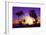 Purple Sunset - In the Style of Oil Painting-Philippe Hugonnard-Framed Giclee Print