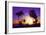 Purple Sunset - In the Style of Oil Painting-Philippe Hugonnard-Framed Giclee Print