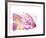 Purple Tulip Abstract No 128-Shams Rasheed-Framed Giclee Print