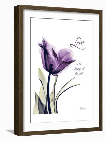 Purple Tulip, Love-Albert Koetsier-Framed Art Print