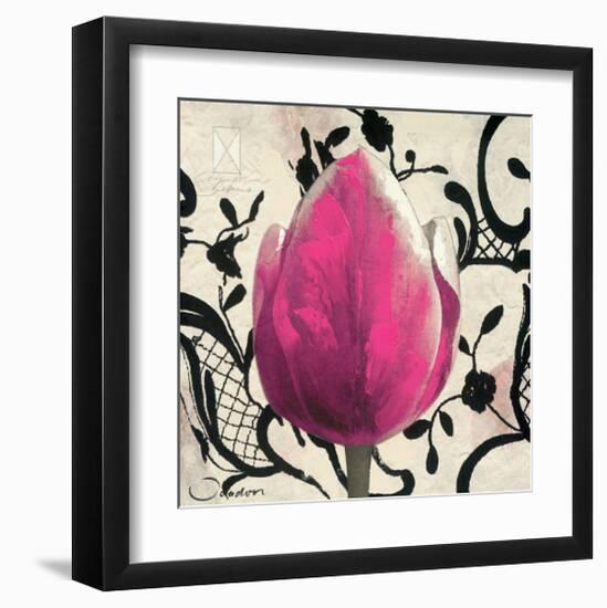 Purple Tulip-Joadoor-Framed Art Print