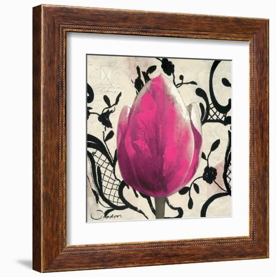 Purple Tulip-Joadoor-Framed Art Print