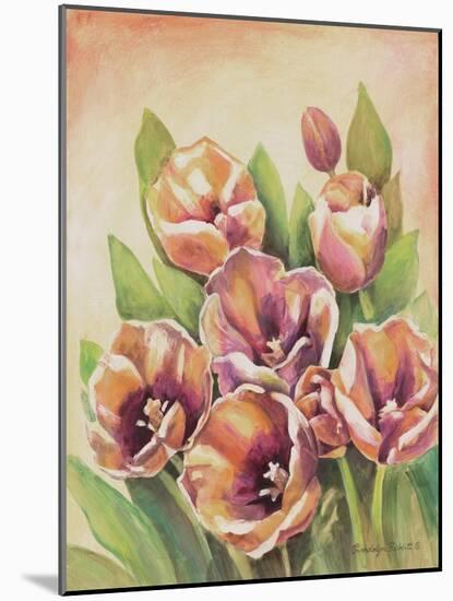 Purple Tulips II-Gwendolyn Babbitt-Mounted Art Print