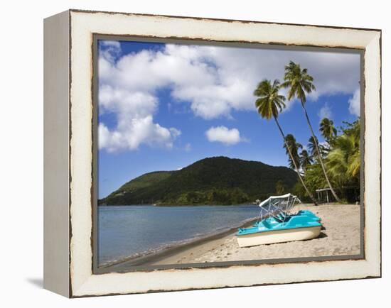 Purple Turtle Beach Club, Prince Rupert Bay, Portsmouth, Dominica, Windward Islands, West Indies-Richard Cummins-Framed Premier Image Canvas