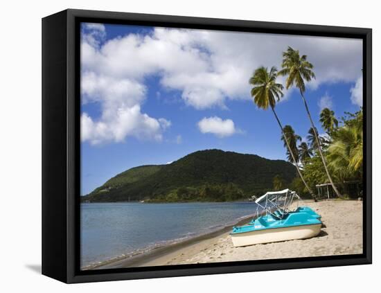 Purple Turtle Beach Club, Prince Rupert Bay, Portsmouth, Dominica, Windward Islands, West Indies-Richard Cummins-Framed Premier Image Canvas