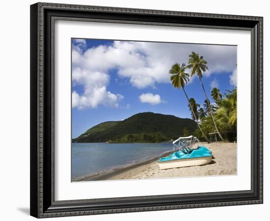 Purple Turtle Beach Club, Prince Rupert Bay, Portsmouth, Dominica, Windward Islands, West Indies-Richard Cummins-Framed Photographic Print