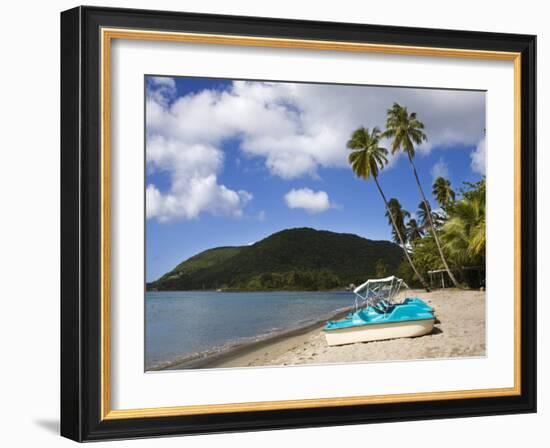 Purple Turtle Beach Club, Prince Rupert Bay, Portsmouth, Dominica, Windward Islands, West Indies-Richard Cummins-Framed Photographic Print