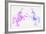 Purple Unicorns-Cat Coquillette-Framed Giclee Print