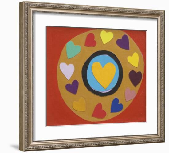 Purple Valentine, Undated-Terry Frost-Framed Giclee Print