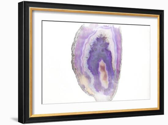 Purple Watercolor Agate I-Susan Bryant-Framed Premium Giclee Print