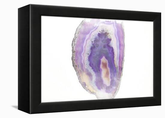 Purple Watercolor Agate I-Susan Bryant-Framed Stretched Canvas