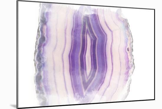 Purple Watercolor Agate II-Susan Bryant-Mounted Art Print