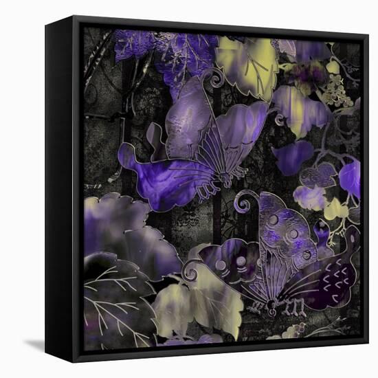 Purple Wings-Mindy Sommers-Framed Premier Image Canvas