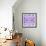 Purple with White Streaks-Deanna Tolliver-Framed Giclee Print displayed on a wall