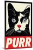 Purr Propaganda-Rachel Caldwell-Mounted Art Print