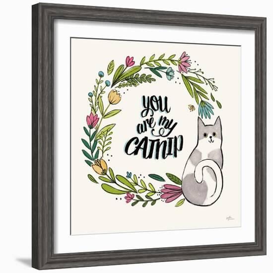 Purrfect Garden VI-Janelle Penner-Framed Art Print