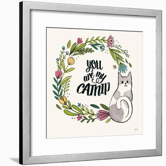 Purrfect Garden VI-Janelle Penner-Framed Art Print