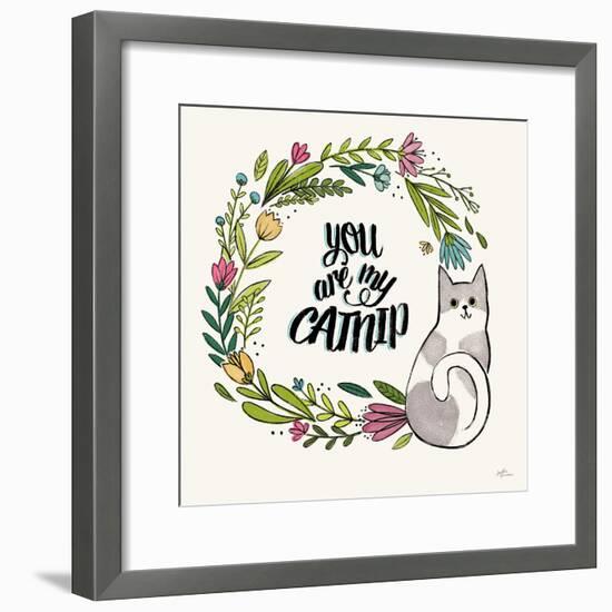 Purrfect Garden VI-Janelle Penner-Framed Art Print